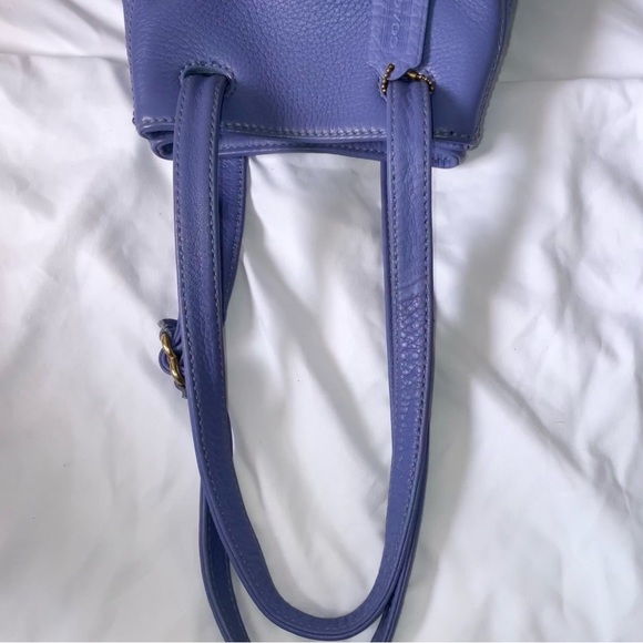 RARE Coach Vintage Sonoma Purple Periwinkle Leather Bag - Picture 7 of 15